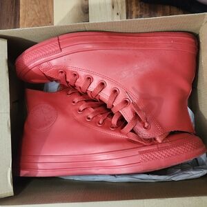 Converse All Star Red High-Top Sneakers